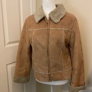 Route 66 Women's Camel Teddy Jacket